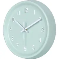 Sensahome Horloge murale Oslo - Design scandinave moderne - Horloge ronde - Ø25 cm - Turquoise