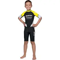 Mares Thermo Guard 0.5 Mm Junior Short Sleeve Shorty Noir 2XS Enfants