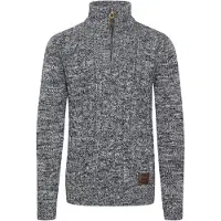 !Solid Pull-over 'Pankraz' bleu / bleu chiné