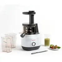 Moulinex Juiceo ZU150110 - Centrifugeuse - blanc neige/gris foncé