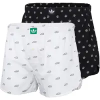 Adidas Originals Boxers 'Comfort Cotton Woven' noir / blanc