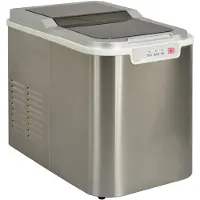Kitchen Chef Machine à glaçons 140w 12kg/24h avec nettoyage automatique inox - - YT-E-005B1 -