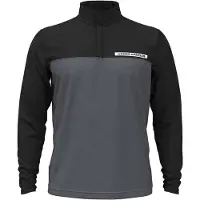 Under Armour Sous Armour Golf Tee To Green Fleece Avec Demi Zip Gris L Gris L