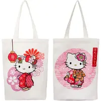 Sakami Merchandise Torebka Tote Sanrio Hello Kitty w Stylu Kimono - Wysoka Jako