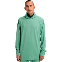 Burton Midweight Long Neck Long Sleeve Base Layer Vert M Homme