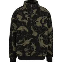 Urban Classics Pull-over kaki / noir