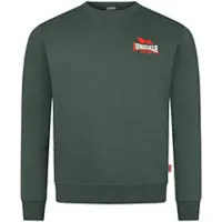 Lonsdale Sweat-shirt 'Lympstone' vert foncé / rouge / blanc