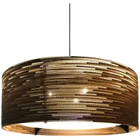 Graypants Lampe suspendue Drum 36 naturel
