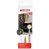 Edding Marqueur 751 Gloss Paint 3 Unités