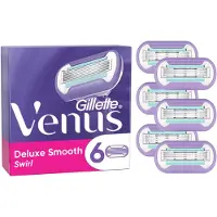 Venus Deluxe Smooth Swirl - Pour un rasage tout en douceur - 6 lames de rechange