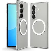 Spigen Coque AirSkin MagSafe Samsung Galaxy Z Fold 7 - Clear / White