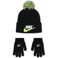 Nike Kids Nan Club Chenille Peak Beanie Noir Enfants