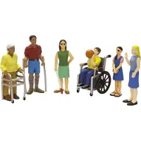 Miniland Figures With Functional Diversity Multicolore Enfants