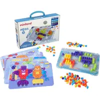 Miniland Pegs 15 Mm Construction Game 150 Units Multicolore Enfants