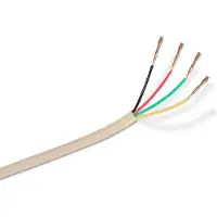 Aisens A143-0321 - Câble de téléphone 4C de 100 m, couleur beige
