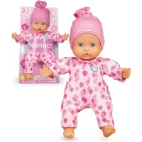 Nenuco - Jouet doux 3 fonctions, fait des sons de bébé, pour les enfants à partir de 10 mois, (Famosa NFN85000) FAMOSA