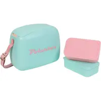 Polarbox Cyan - Rosa Baby Pop 6 L. Køleboks