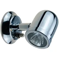 Goldenship Lampe halogène de cabine Avec cloison 65 Mm 12v 10w Argent Argent One Size