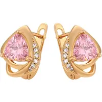 Gaya Boucles d'oreilles or / rose