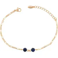 NAEMI Bracelet bleu marine / or