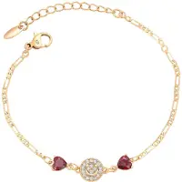 NAEMI Bracelet rouge / rouge rubis