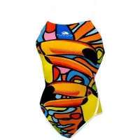 Turbo Tucan Swimsuit Multicolore 5-6 Years Fille