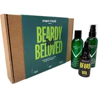 Men-Rock MenRock Beardy Beloved Awakening Sicilian Lime shampooing à barbe 100ml + conditionneur à barbe 100ml + huile à barbe 30ml