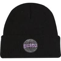Pica Pica Bonnet 'Disco Mundo' violet / noir / blanc