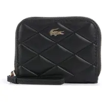 Lacoste Small Crocodelle Leather Coin Purse Couleur Noir