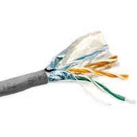 ACT Fp7450 Cat5e F/utp Lszh Flexible Cat5e Network Cable 500 M Argenté