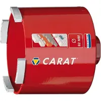 Carat HTS1026040 Dustec Diamant - Couronne - Forage À Sec - Pour Briques Et Matériaux Abrasifs - 102 X 60 Mm