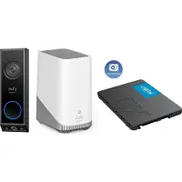 Eufy Sonnette vidéo E340 + HomeBase 3 S380 + 240GB SSD pour 3 ans de stockage - Bundelvoordeel (Sans fil, WiFi)