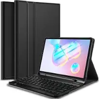 Just in Case Clavier Premium Bluetooth Cover Noir Samsung Galaxy Tab S7+ (Samsung Galaxy Tab S7+), Clavier pour tablette, Noir