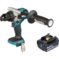 Makita DHP 492 F1 Perceuse-visseuse à percussion sans fil 18 V 141 Nm Brushless + 1x batterie 3,0 Ah - sans chargeur