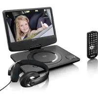 Lenco Lecteur DVD portable 9 + Pack de 5 DVD