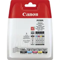 Canon Multipack 2024c007 Pgi-580xl/cli-581 Noir-cyan-magenta-jaune (2024c007)