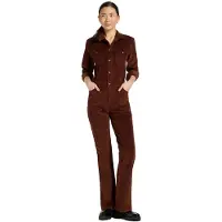 Lee Western Slim Fit Long Sleeve Jumpsuit Marron L Femme