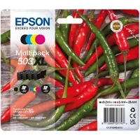 Epson 503XL Chilipeper - Cartouche d'encre - Multipack - Kleur / Zwart