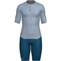 Santini Viper Short Sleeve Trisuit Bleu M Femme