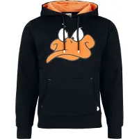 Looney Tunes Sweat-shirt à capuche de - Daffy Duck - Canard Énervé - S - XXL - pour Homme - noir - Taille M