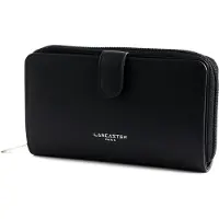 LANCASTER PARIS Porte-monnaies 'Lancaster Compagnon Smooth Noir' noir