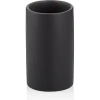 Gobelet de Salle de Bains Kela Matsii Noir