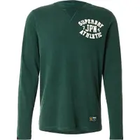 Superdry T-Shirt vert foncé / blanc