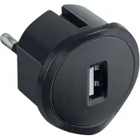 Legrand 50681 - adaptateur USB à brancher 230V/1,5A noir
