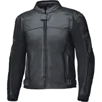 Held Veste de moto en cuir Torver Top, noire, taille 48