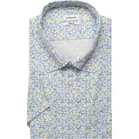 Seidensticker Chemise bleu / bleu clair / citron / blanc