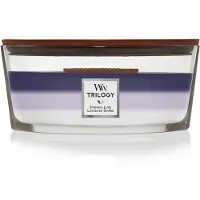 Woodwick Trilogy Evening Luxe bougie parfumée avec mèche en bois (hearthwick) 453.6 g