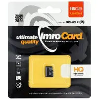 IMRO CARTE MEMOIRE microSD 16GB classe 10 UHS sans adaptateur SD