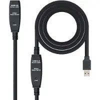 Nanocable Câble d'extension avec USB 10.01.0313 15 m 5 Gbps