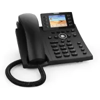 Snom D335, téléphone IP, noir, combiné filaire, écran TFT, 320 x 240 pixels, Gigabit Ethernet